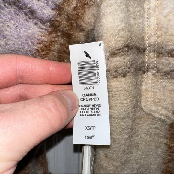 NWT Wilfred Free Ganna Cropped Prairie Mdrs Merino Wool Size XS Women's - Picture 3 of 13